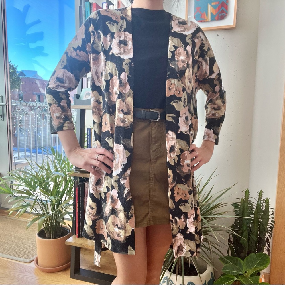 Nordstrom Happening in the Present Floral Cardigan